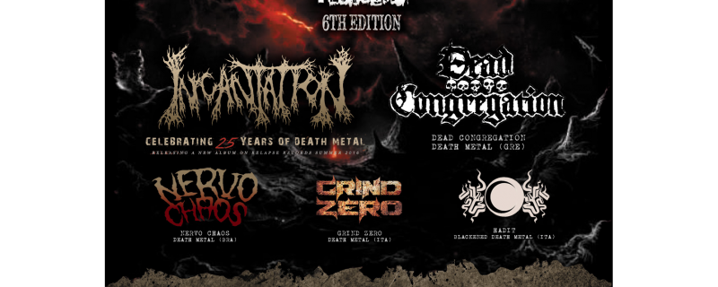 HADIT – will share the stage with INCANTATION and DEAD CONGREGATION